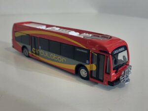 Iconic Replicas Proterra DC Circulator Bus-Washington DC 1/87 Scale