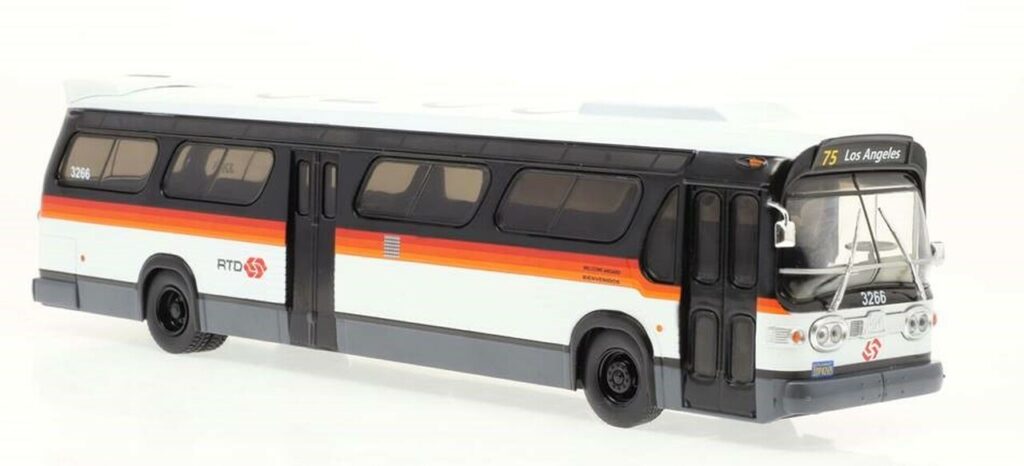 GM Fishbowl New Looks Bus Los Angeles RTD Iconic Replicas 1/43 Scale