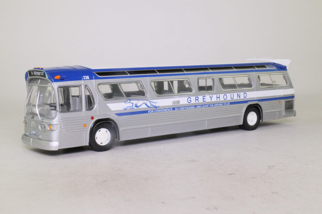 Corgi Fishbowl Bus Greyhound World's Fair New York City with back door C54503