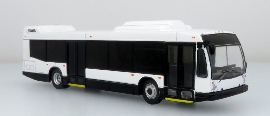 Iconic Replicas Nova LFSD Transit Bus Blank/White 87-0502