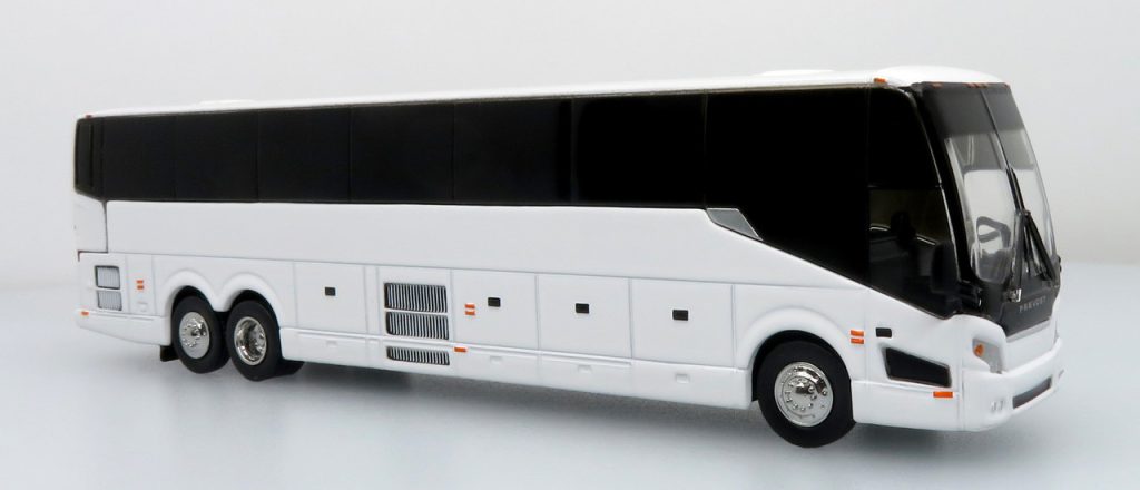 Iconic Replicas Prevost H345 Coach Bus Blank/White 87-0447