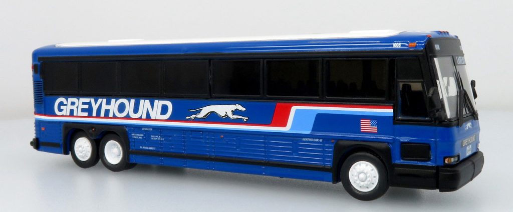 Iconic Replicas MCI D4000 Coach Bus Greyhound 87-0620