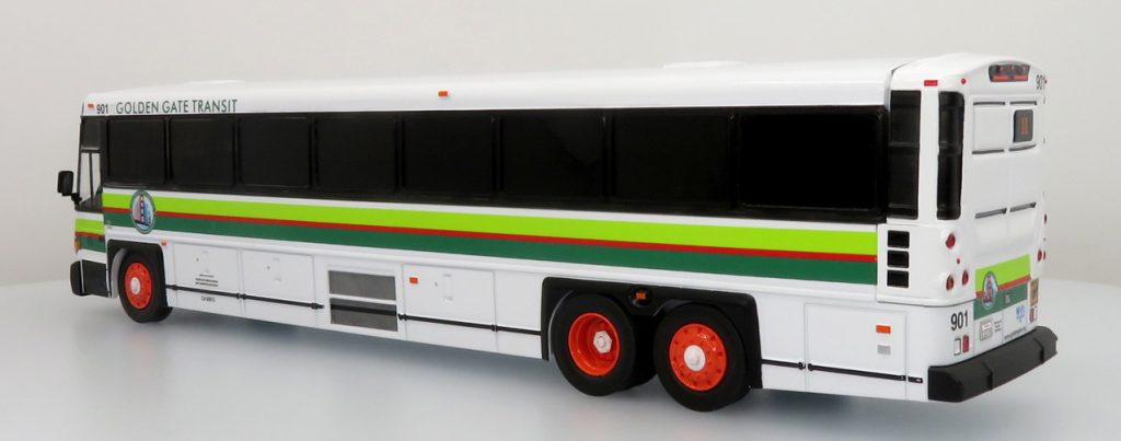 MCI D4500CT Coach Bus Golden Gate Transit 50-0540