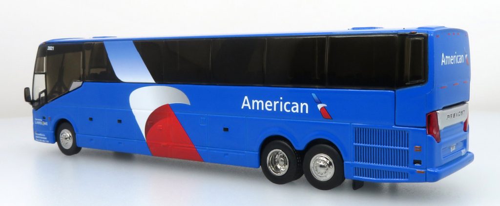 Iconic Replicas Prevost H345 Coach Bus American Airlines/Landline 87-0449