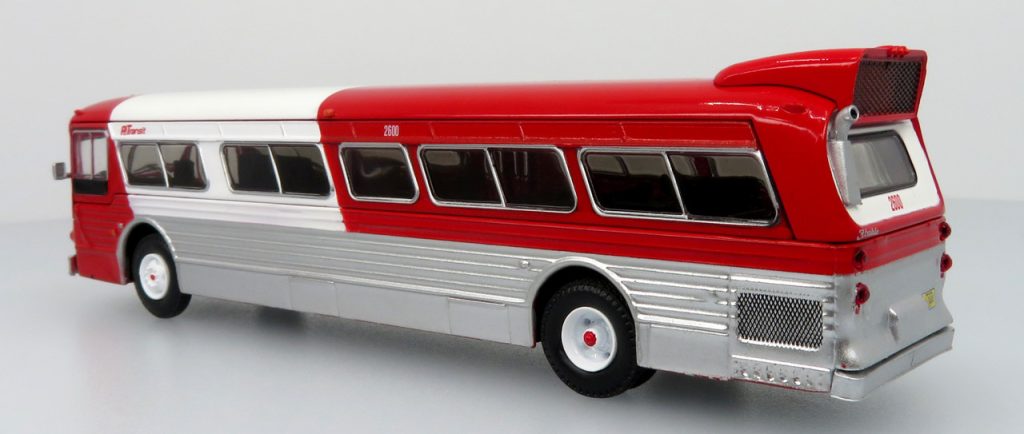 Iconic Replicas Flxible 53102 Fishbowl Transit Bus Pittsburgh 87-0601