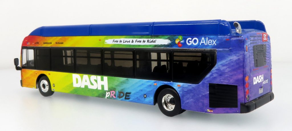 Iconic Replicas New Flyer Xelsior Transit Bus DASH Pride livery 87-0609
