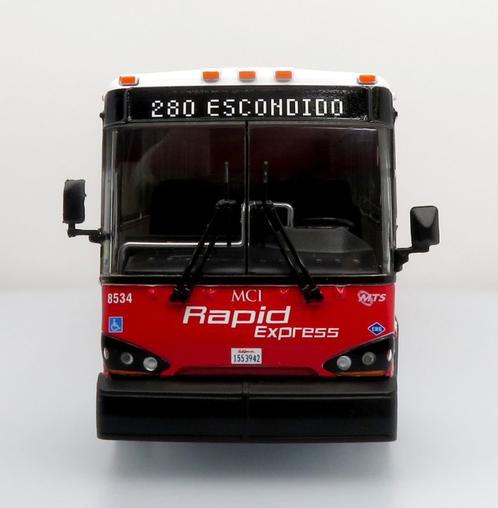 Iconic Replicas MCI D4500CT Coach Bus San Diego 50-0539