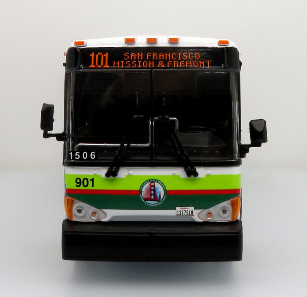 MCI D4500CT Coach Bus Golden Gate Transit 50-0540