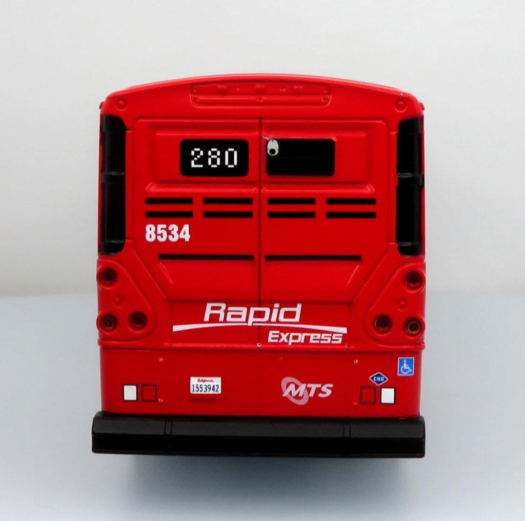 Iconic Replicas MCI D4500CT Coach Bus San Diego 50-0539