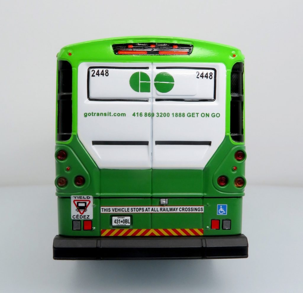 Iconic Replicas MCI D4500CT Coach Bus GO Transit Canada 50-0541