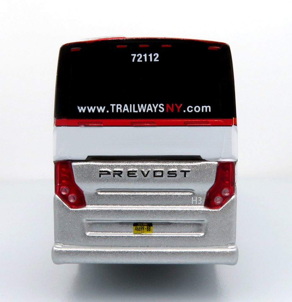 Iconic Replicas Prevost H345 Coach Bus Adirondack Trailways 87-0419
