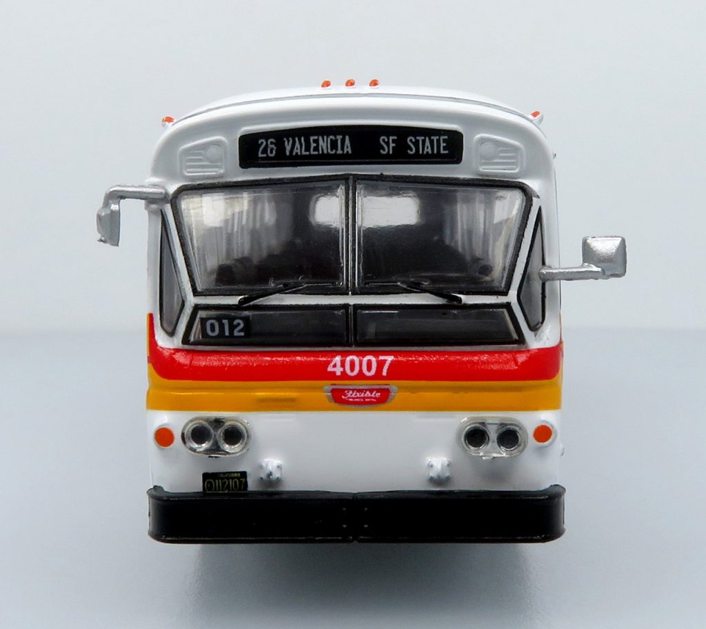 Iconic Replicas Flxible 53102 Fishbowl Transit Bus MUNI 87-0596