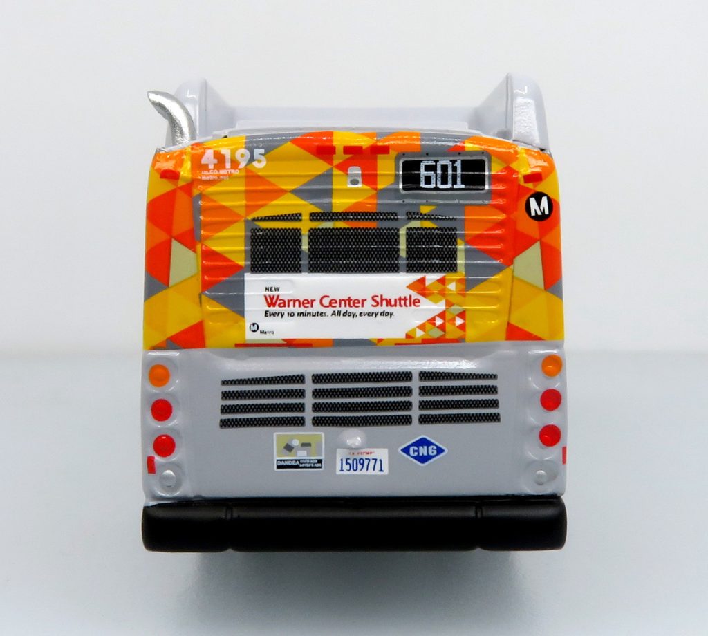 Iconic Replicas New Flyer Xcelsior LA Metro-Warner Center Shuttle 87-0534