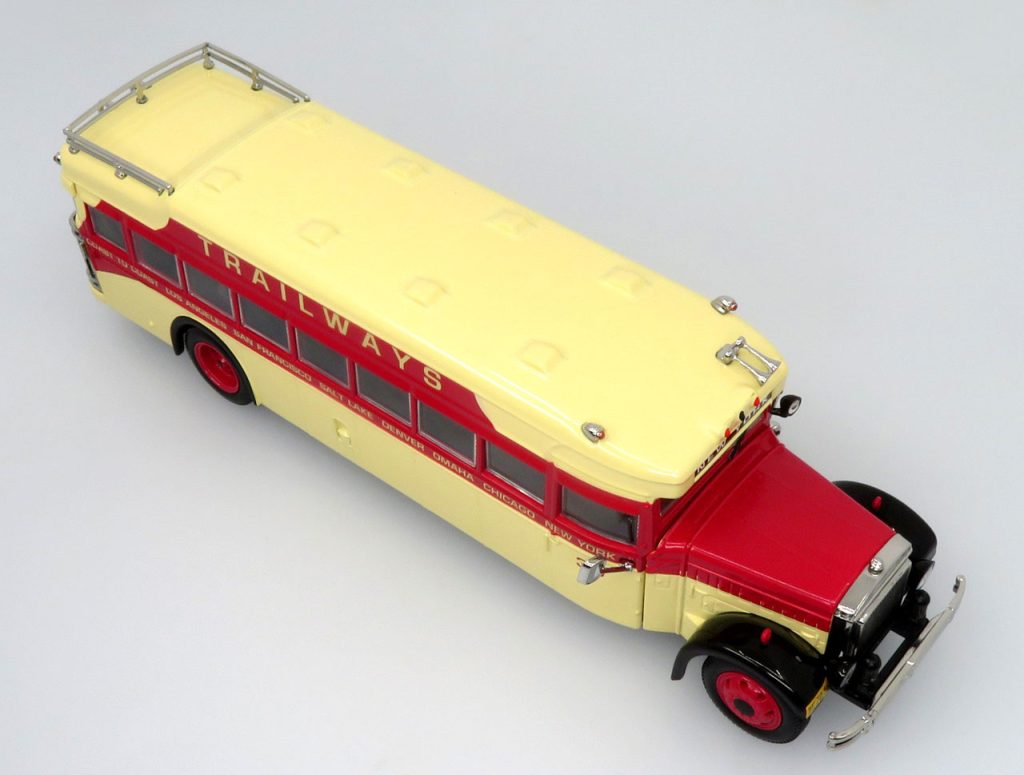 Iconic Replicas 1935 Mack BK Parlor Coach Bus Trailways 50-0491