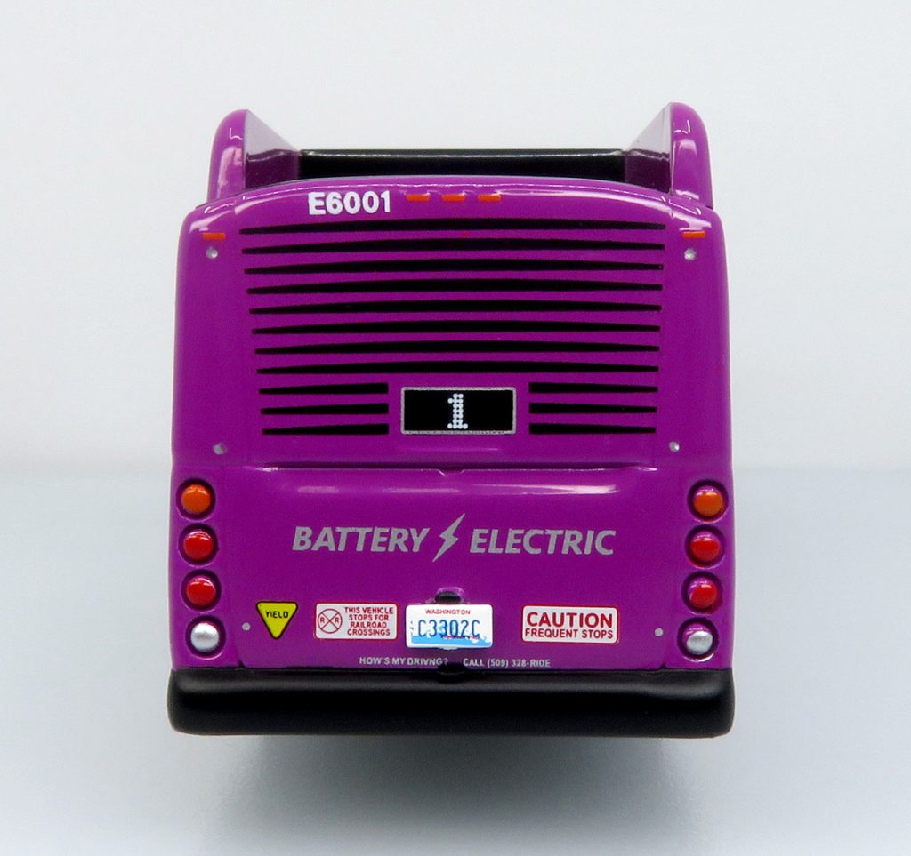 Iconic Replicas New Flyer Xcelsior Articulated Transit Bus Spokane City Line 87-0607