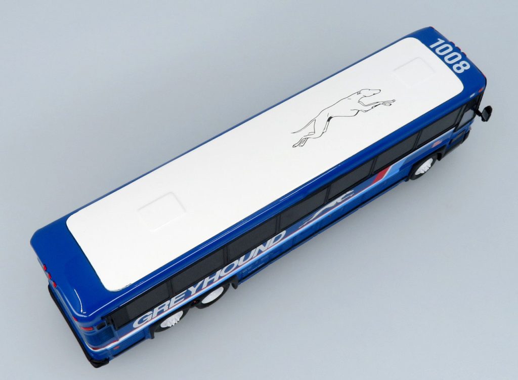 Iconic Replicas MCI D4000 Coach Bus Greyhound 87-0620
