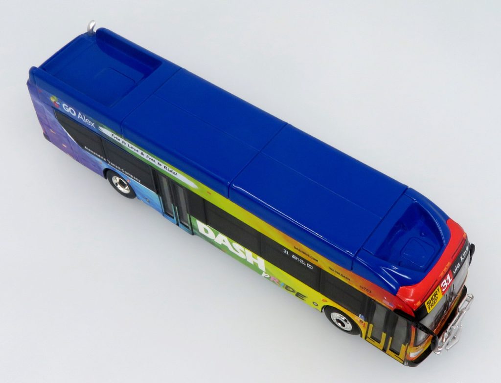 Iconic Replicas New Flyer Xelsior Transit Bus DASH Pride livery 87-0609