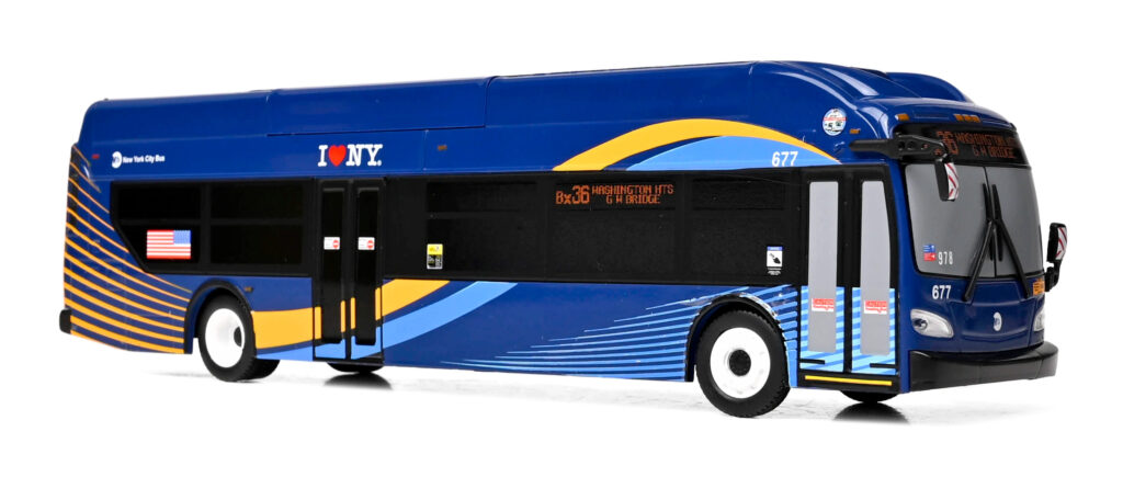 Iconic Replicas New Flyer Xcelsior XN40 Transit Bus MTA NYC Transit 43-0602