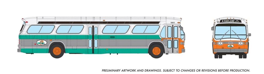 Rapido GM FIshbowl Transit Bus A/C Transit 753136