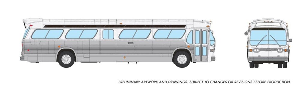 Rapido 753198 GM 5303 Fishbowl Suburban BlankWhite