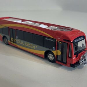 Iconic Replicas Proterra DC Circulator Bus-Washington DC 1/87 Scale