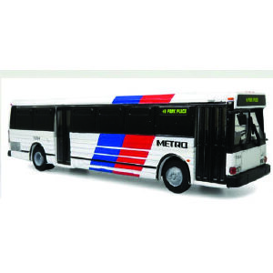 Grumman 870 model bus Houston Metro Iconic Replicas