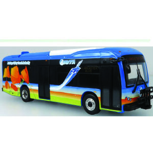 Iconic Replicas BYD Transit Bus Los Angeles California 87-0440