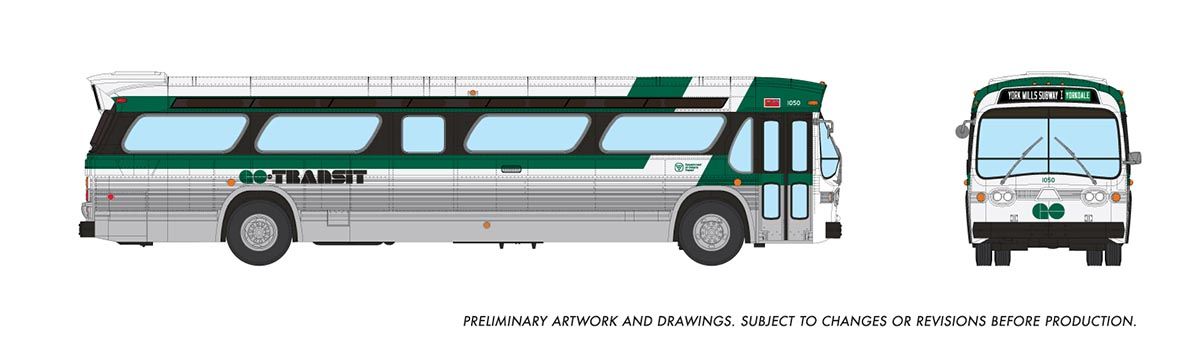 Rapido GM Fishbowl Bus GO Transit, Canada 753111 Rapido GM Fishbowl Bus GO Transit, Canada 753111