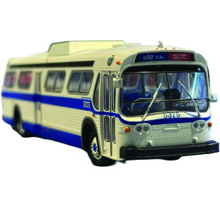 Rapido GM Fisbowl Bus New York City Transit Blitz Rapido GM Fisbowl Bus New York City Transit Blitz