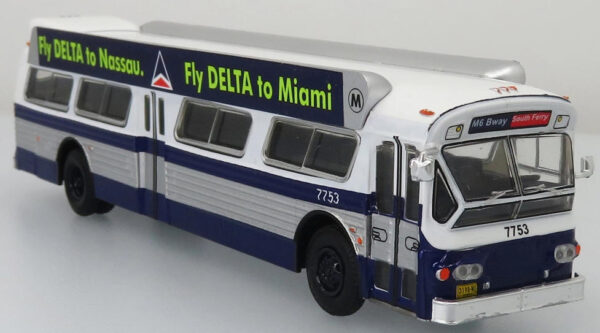Iconic Replicas Flxible Fishbowl New York City Transit Authority bus 1/87 Scale
