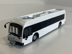 Iconic Replicas Proterra Blank White Bus