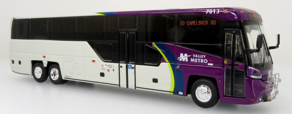 MCI D45 CRTLE Bus-Valley Metro Phoenix Arizona Iconic Replicas