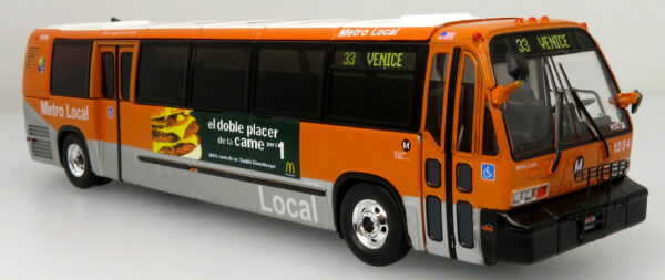 Iconic Replicas TMC RTS Transit Bus LA Metro Los Angeles California 87-0398