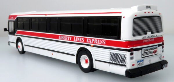 Iconic Replicas MCI Classic Liberty Lines New York City Bus 87-0389