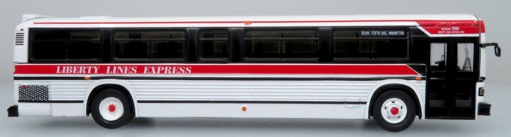 Iconic Replicas MCI Classic Liberty Lines New York City Bus 87-0389