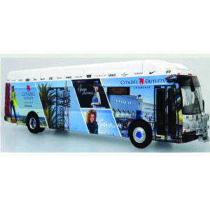 New Flyer Xcelsior Transit Bus Citadel Outmall California Iconic Replicas