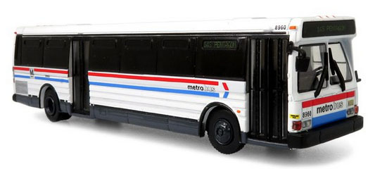 1980 Grumman 870 model bus DC Metro Iconic Replicas