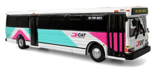 Grumman 870 diecast bus CAT Last Vegas Iconic Replicas