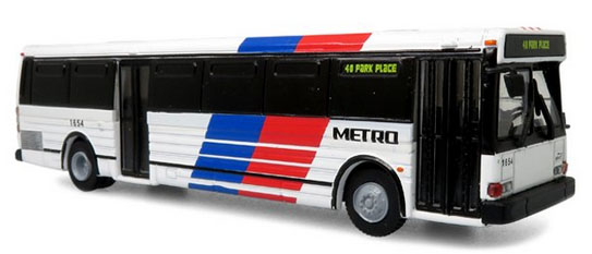 Grumman 870 model bus Houston Metro Iconic Replicas