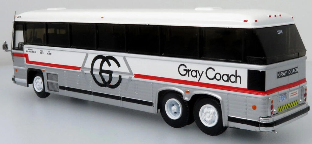 MCI MC9 Gray Coach Canada Iconic Replicas