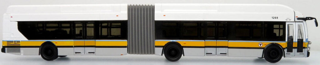 New Flyer Xcelsior Articulated Boston T MBTA Iconic Replicas