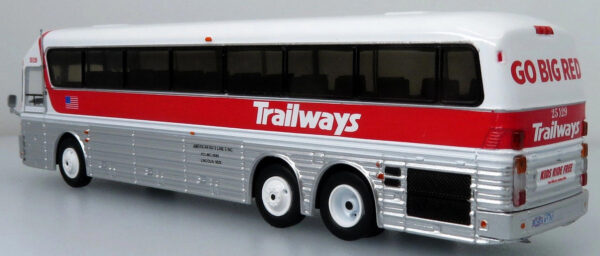 Eagle 10 Coach Bus Trailways 1/87 Scale Iconic Replicas