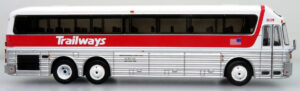 Eagle 10 Coach Bus Trailways 1/87 Scale Iconic Replicas