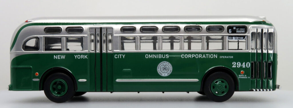 GM PD3610 New York City Omni Bus Corp Jackie Glesaon Bus Iconic Replicas