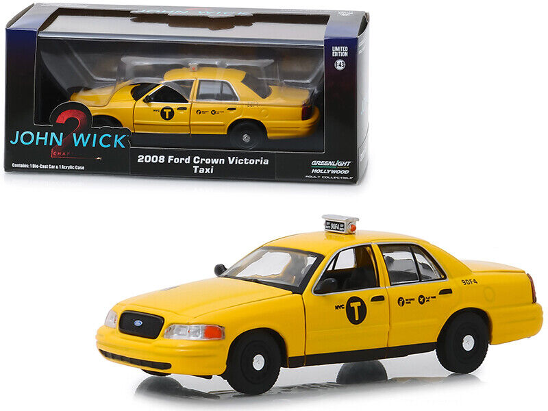 Greenlight New York City Taxi Cab John Wick 2 Crown Victoria 