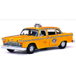 Sunstar 1/18 Scale Checker Taxi Cabs