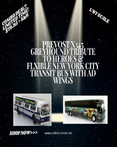 Flxible NY Wings and Prevost Greyhound Tribute
