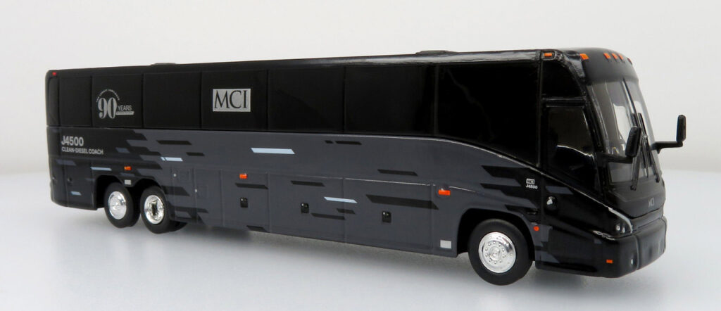 Iconic Replicas MCI J4500 Coach Bus 90 Years Livery 87-0465