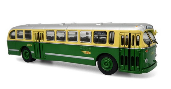 Iconic Replicas ACF Brill-CD44 Transit Bus Philadelphia Transit Company 87-0371