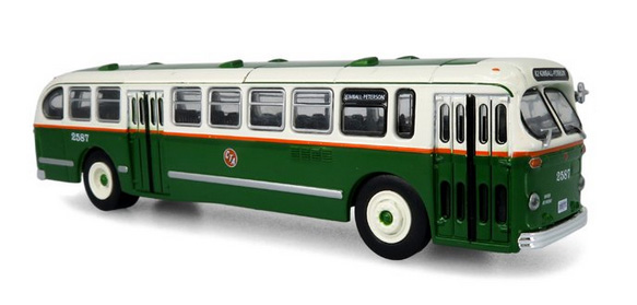 Iconic Replicas ACF Brill CD-44 Transit Bus Chicago Surface Lines 